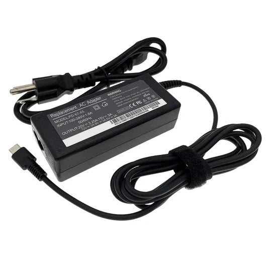 New Various 65W USB-C Adapter 3 prong