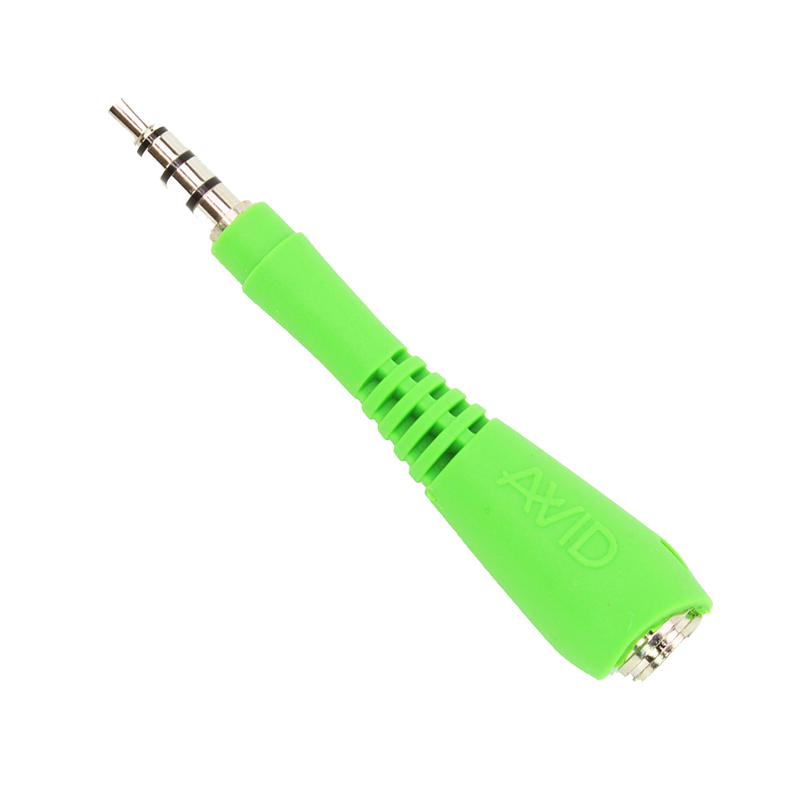 New Avid Fishbone Flexible Breakaway TRRS Adapter with 3.5mm Pin and Jack