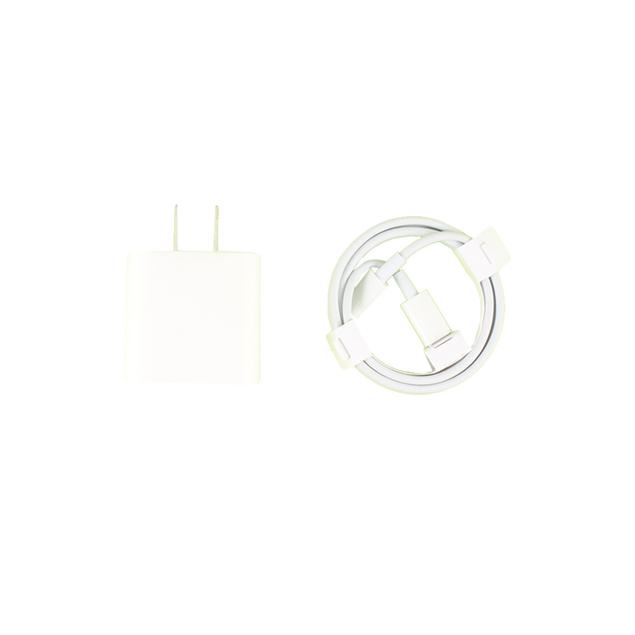 New 20 Watt Wall plug with USB-C to Lightning Cable (Generic)