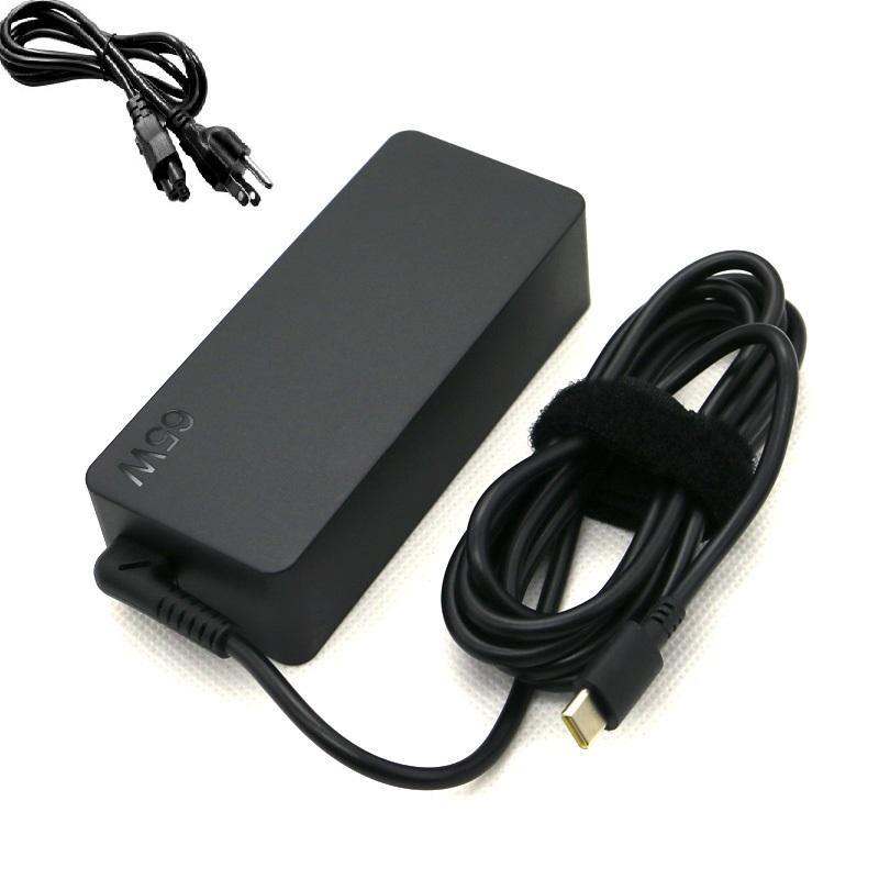 New Genuine Lenovo Yoga 300w 500w Gen 3 Gen 4 AC Adapter Charger 65W USB-C 25 Pack Educational