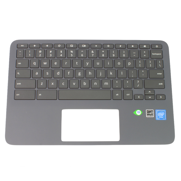 New HP 11 G8 EE Touch (Intel) Chromebook Palmrest Assembly w/ Keyboard Only