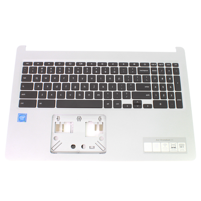New Acer 15 CB315-3H Chromebook Palmrest Assembly w/ Keyboard Only