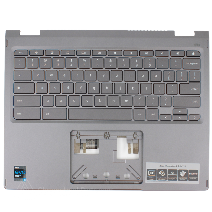 New Acer 13 CP713-3W Chromebook Palmrest Assembly w/ Keyboard