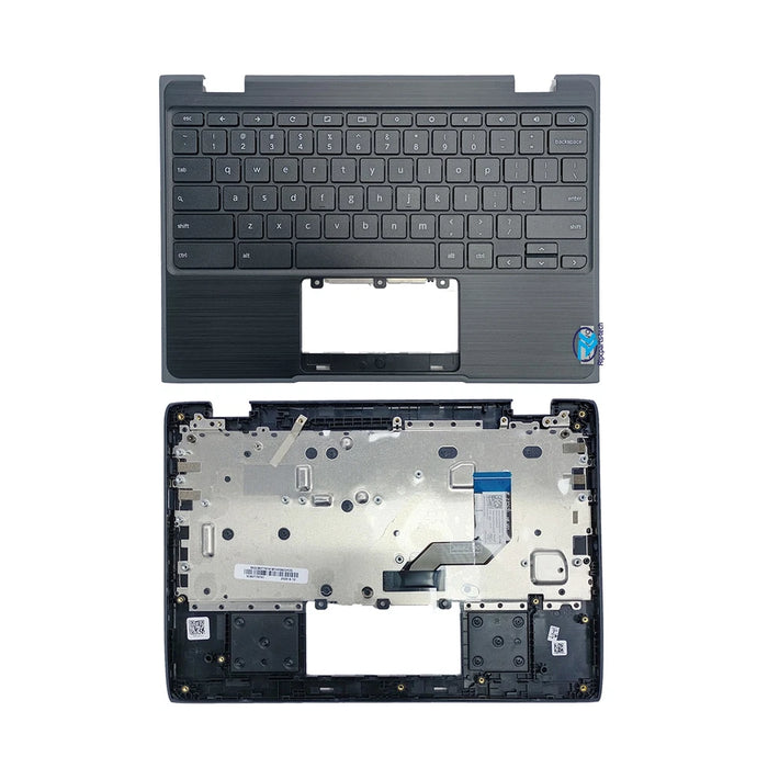 New Lenovo 100e Chromebook 2nd Gen 81MA Palmrest Keyboard Black 5CB0T79741