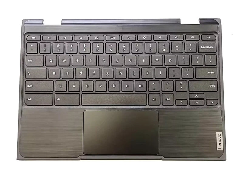 New 5CB0T79502 For Lenovo 300e Chromebook Palmrest Upper Case US Keyboard Cover