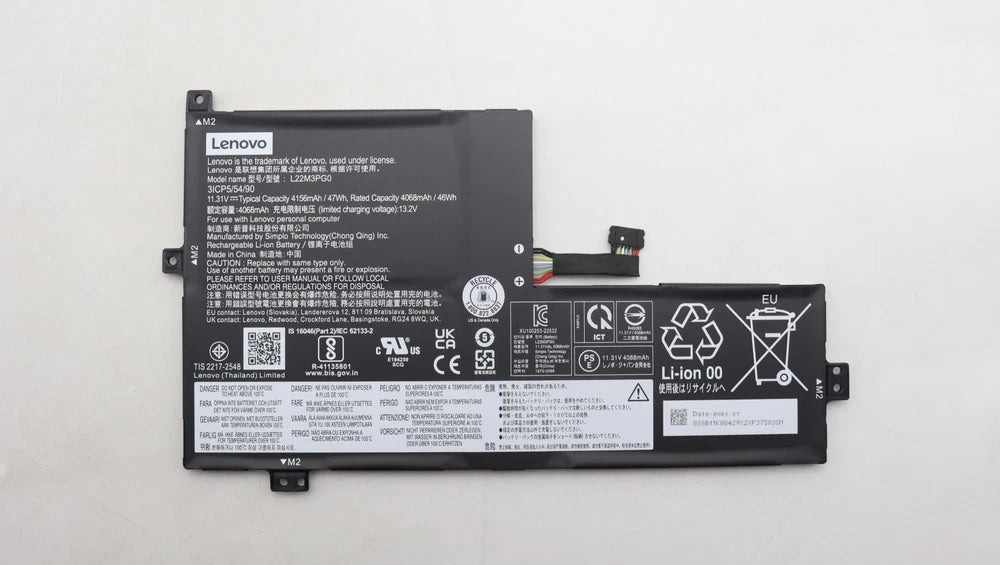 New Genuine Lenovo Battery For 100e 300e and 500e Gen 4 Chromebooks 5B11K08427 5B11K08432, 5B11K08430